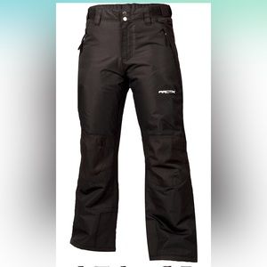 Arctix Kids Black Snow Pant with Reinforced Knees and Seat Size Large 14-16